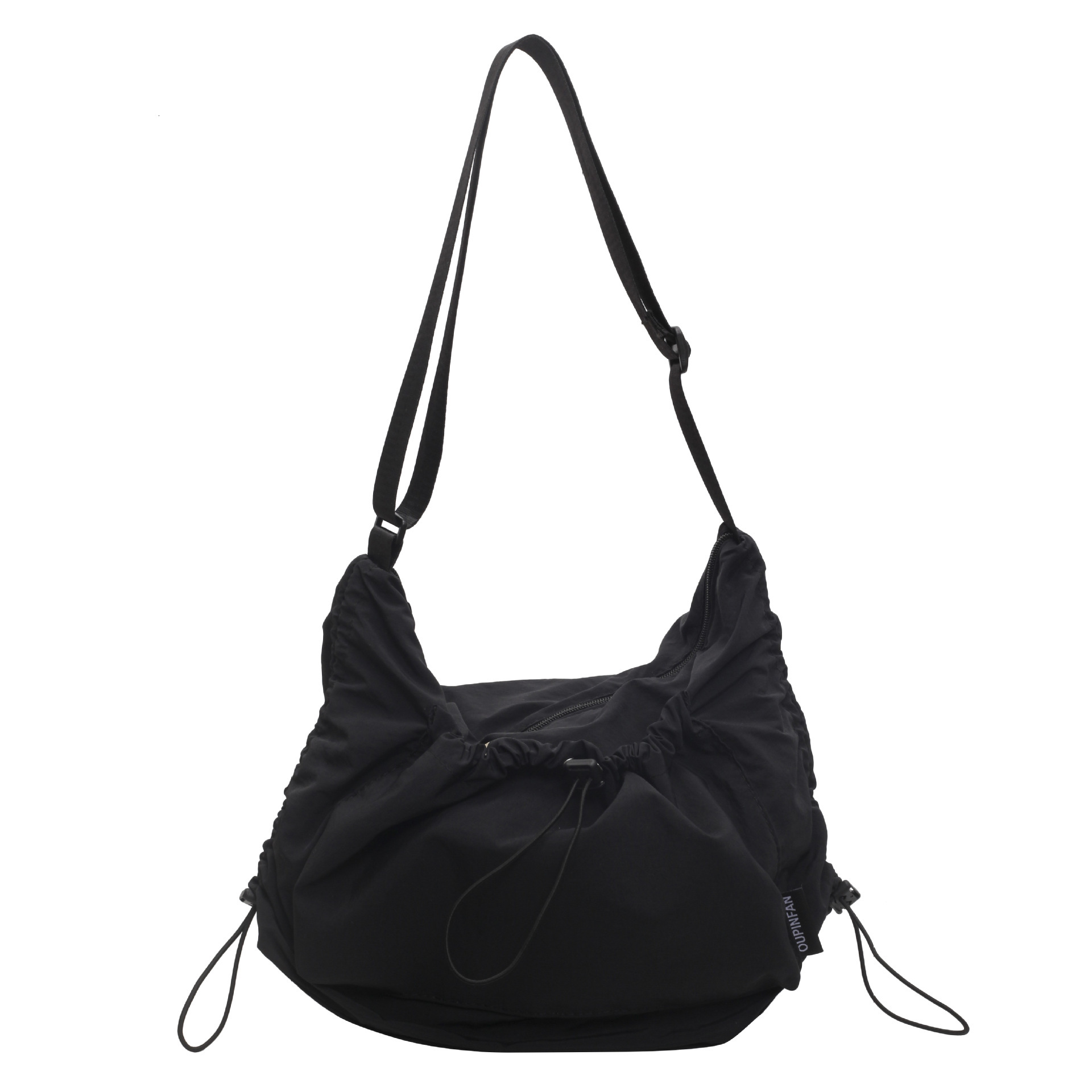 2025 New Women's Fashion Trendy Pleated Bag Large Capacity Crossbody Luxury Bag Bag Canvas Designer Bag Cross-border Trendy Casual Shoulder Bag