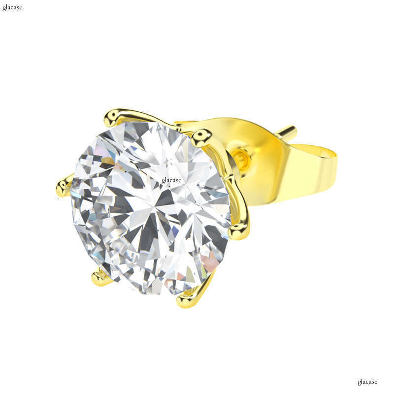 0.1 ct-2 ct Sier Inlaid Moissanite Floral Fashion Earrings