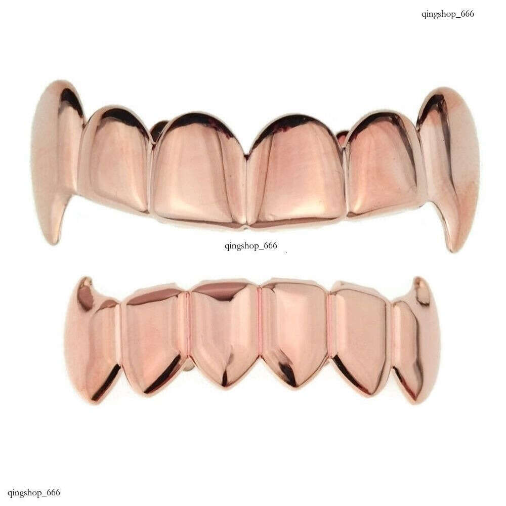 New HIPHOP Gold Grillz Decorative Teeth Set