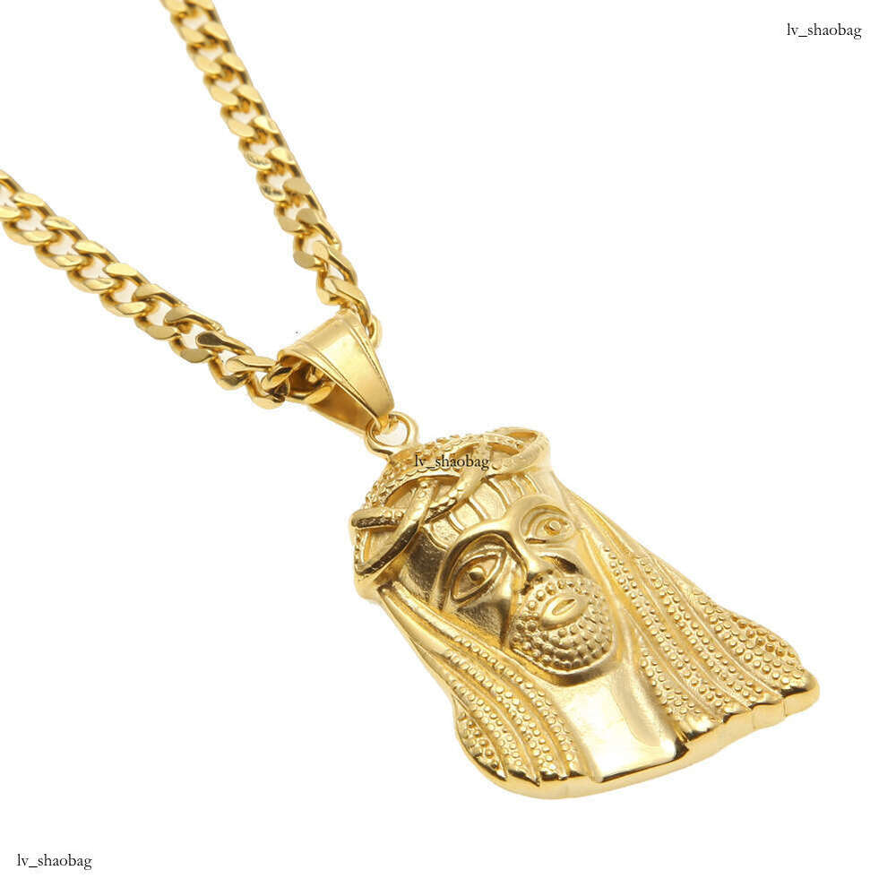 Personage Pendant Men and Women Hiphop Hip Hop Gold Plated Jewelry Necklace