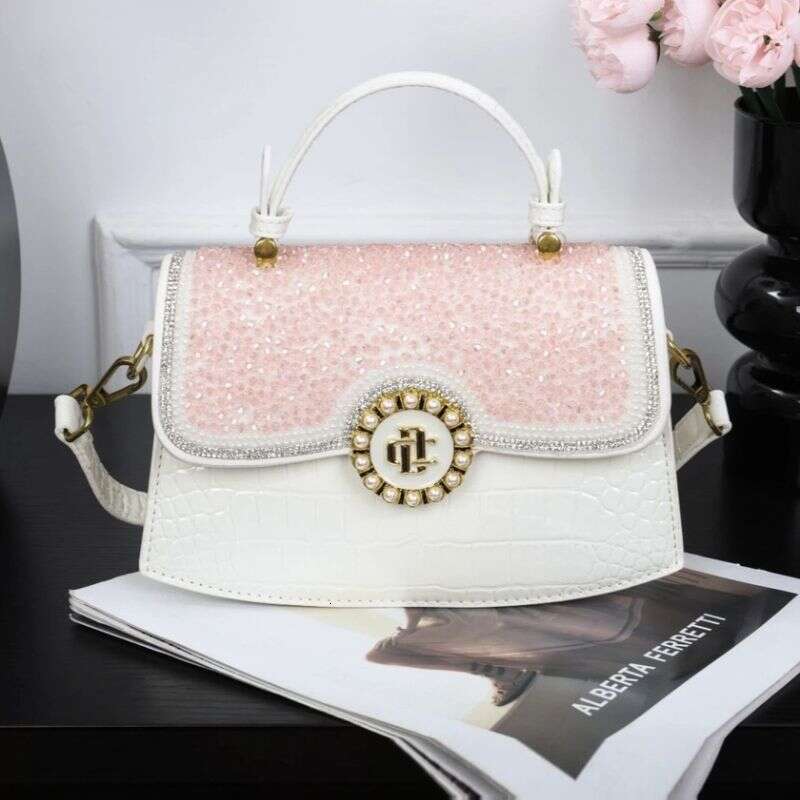 Women's dia-encrusted handbag high-end fashion age-reducing temperament all-match one-shoulder Messenger bag