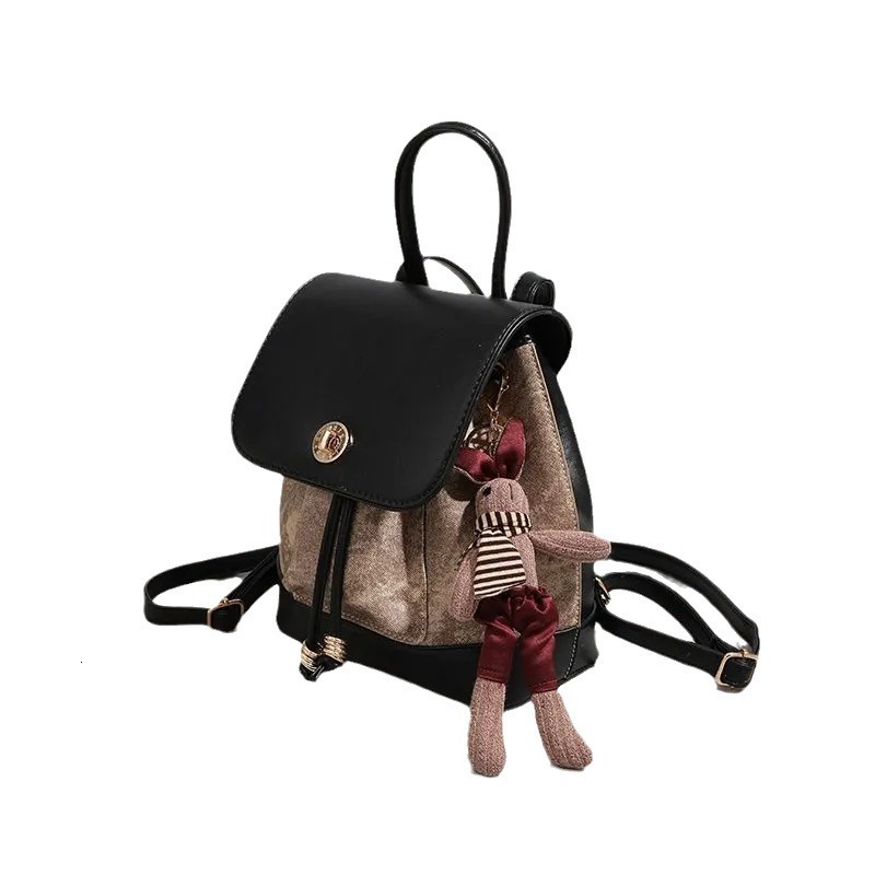 Flagship Store New Backpack Handheld Fashion Color Rabbit Plush Pendant for Women ddmymoon