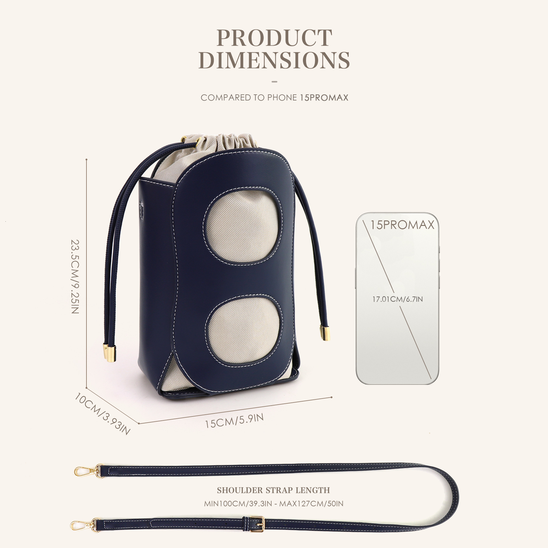Amazon's Best-selling New Hollow Crossbody Bag Bucket Bag Luxury Bag Free Shipping Designer Single Shoulder Multifunctional Large Capacity Women&
