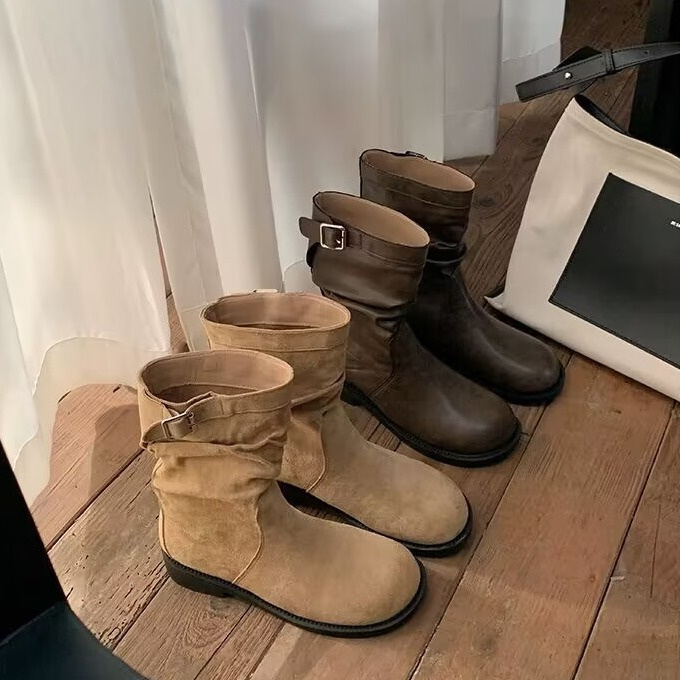 hot Free delivery designer woman cotton boots Martin boots, single boots, British style comfortable thick soled boots