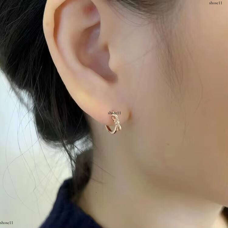 Fashion Jewelry Round Brilliant Lab Grown Dia Cut GIA Certified Gold Hoop Earrings for Women