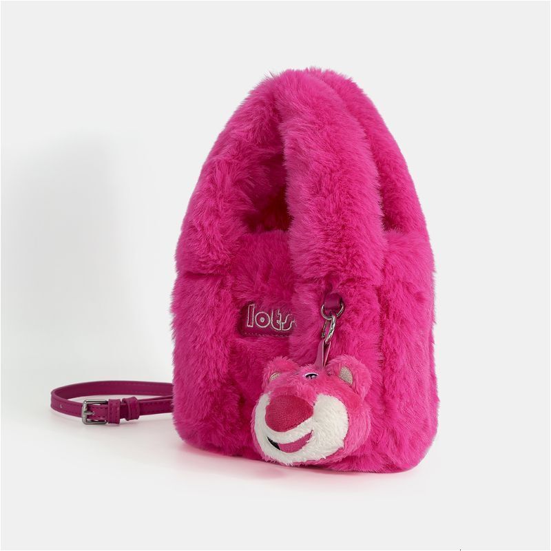 Niche Design Furry 2025 High-End Strawberry Bear Bucket Bag ddmymoon