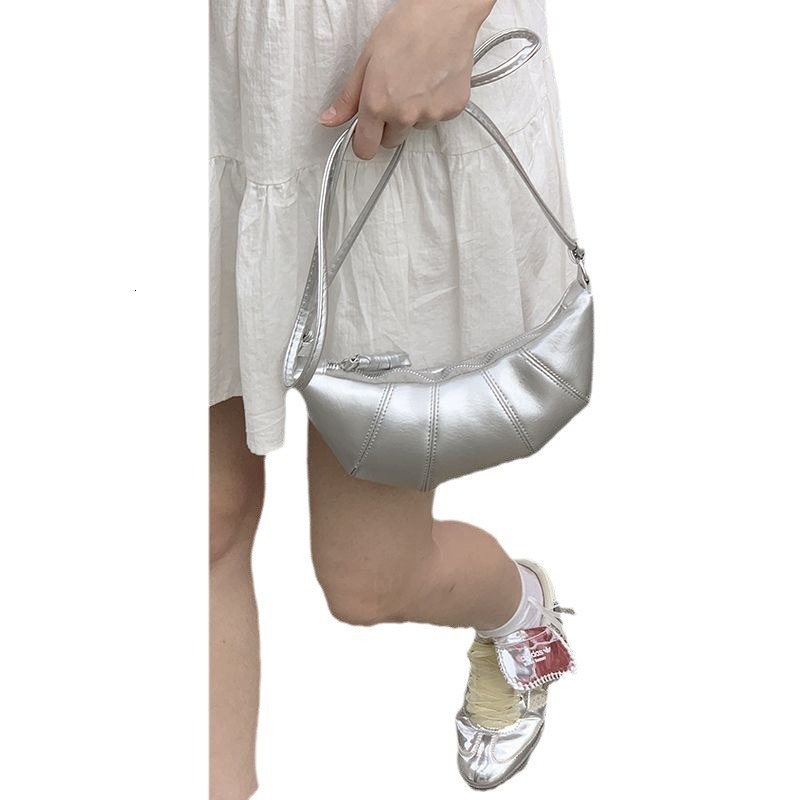 Sweet Small Dumpling Croissant Versatile Crossbody Shoulder Bag ddmymoon