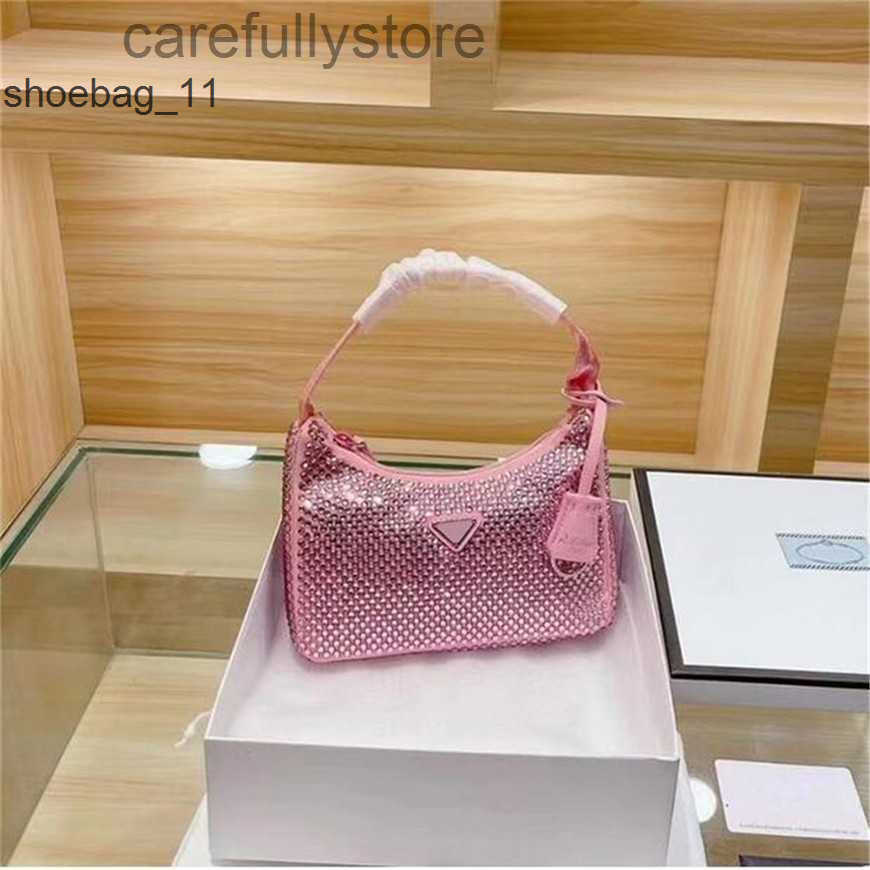 Evening Bags Evening Bags 2024 Diamond Women Shoulder Bag New Crystal Handbags Summer Fashion Underarm Purses Luxury Totes Classic Shiny Handbag Zipper Multicolo