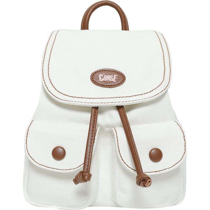 Denim Canvas 2025 Summer New Bag Niche Design Women's Mini Backpack Single And Double Shoulder Use