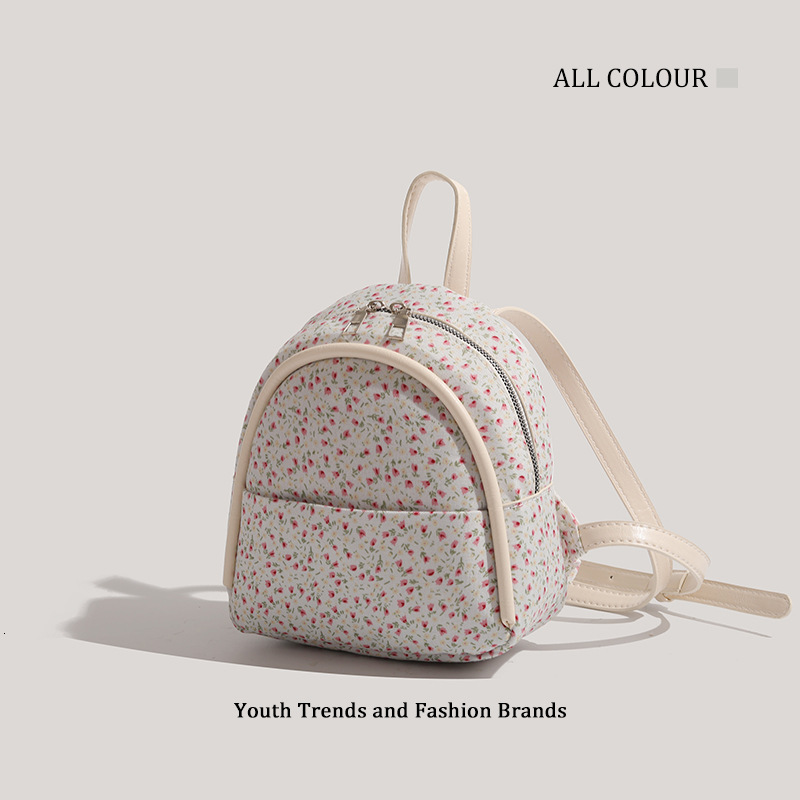 Women Lightweight Floral Student School Bag Fashionable Backpack for Girls ddmymoon