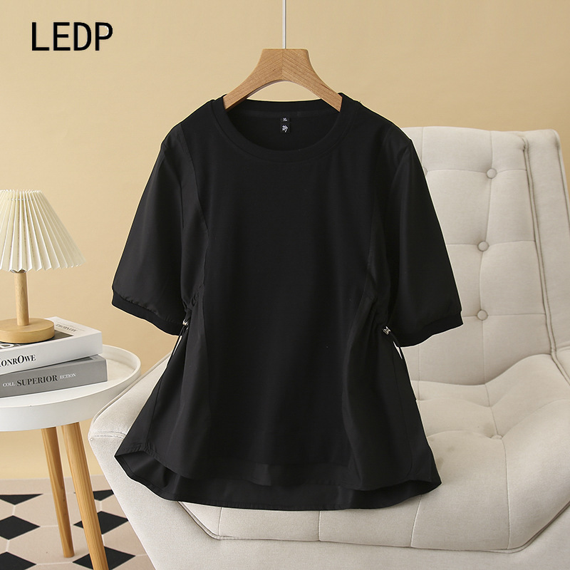 167773 T-shirt plissé en métal Memory Plus taille Forme pour femmes Mémoire alliée Série forestière de style industriel respirant