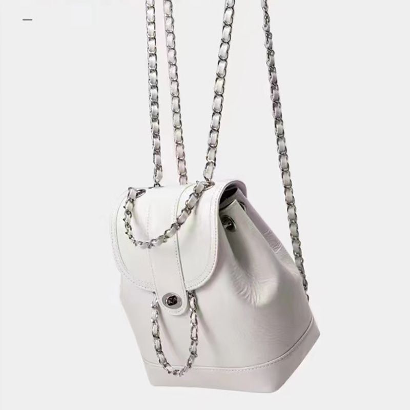 Korean Style Niche Versatile Chain Backpack High-end Ins Fashion 24 New Model ddmymoon