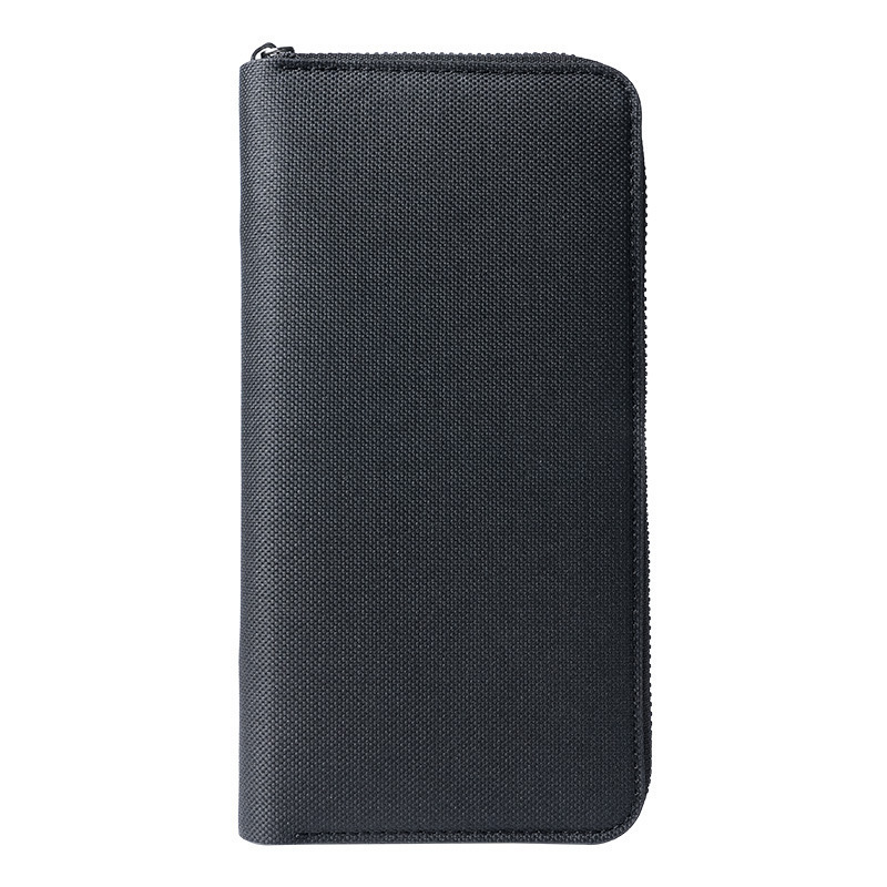 New Men's Long Zipper Wallet Large Capacity Multi-card Slot Luxury Bag Business Canvas Clutch Wallet