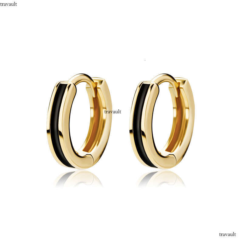 Unique Oil-Drip Glossy Hip-Hop Earrings Iced Out VVS Stud Jewelry