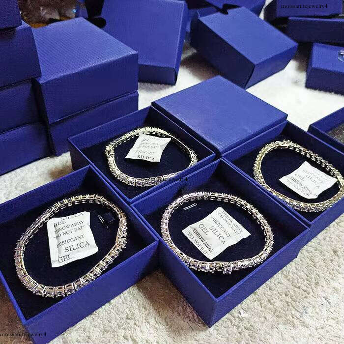 XG Factory Price Stealing Sier Pass Test Moissanite Dia Tennis Chain Bracelet for Men Women Fine Jewelry