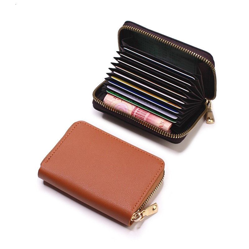 2025 New Card Holder Women's Large Capacity Luxury Bag Multi-card Slot Card Clip Compact Men's Wallet Card Holder Card Sleeve Coin Purse
