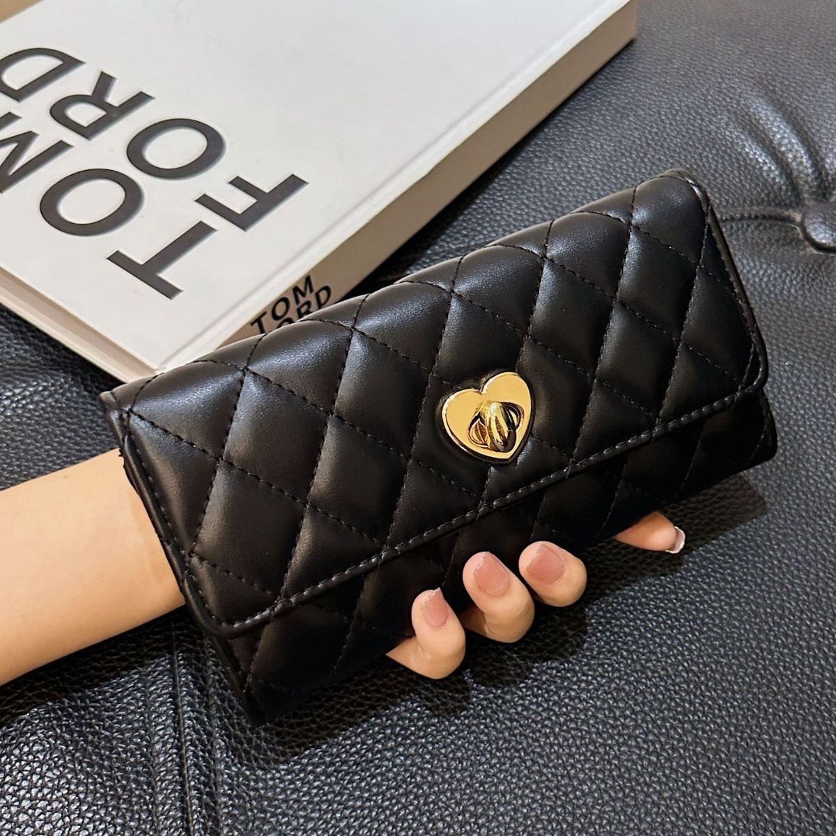 Designer Bag Minimalist Large Capacity Women's Long Wallet European And American Style Foldable Wholesale Short Wallet Coin Purse Luxury Bag Card