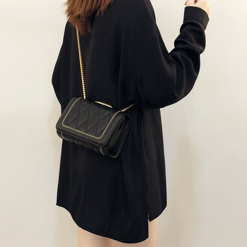 Free Shipping Designer Luxury Bag Bag Women's Bag 2025 New Summer Single Shoulder Crossbody Bag Internet Celebrity Fashion Ins Quilted Chain Bag 
