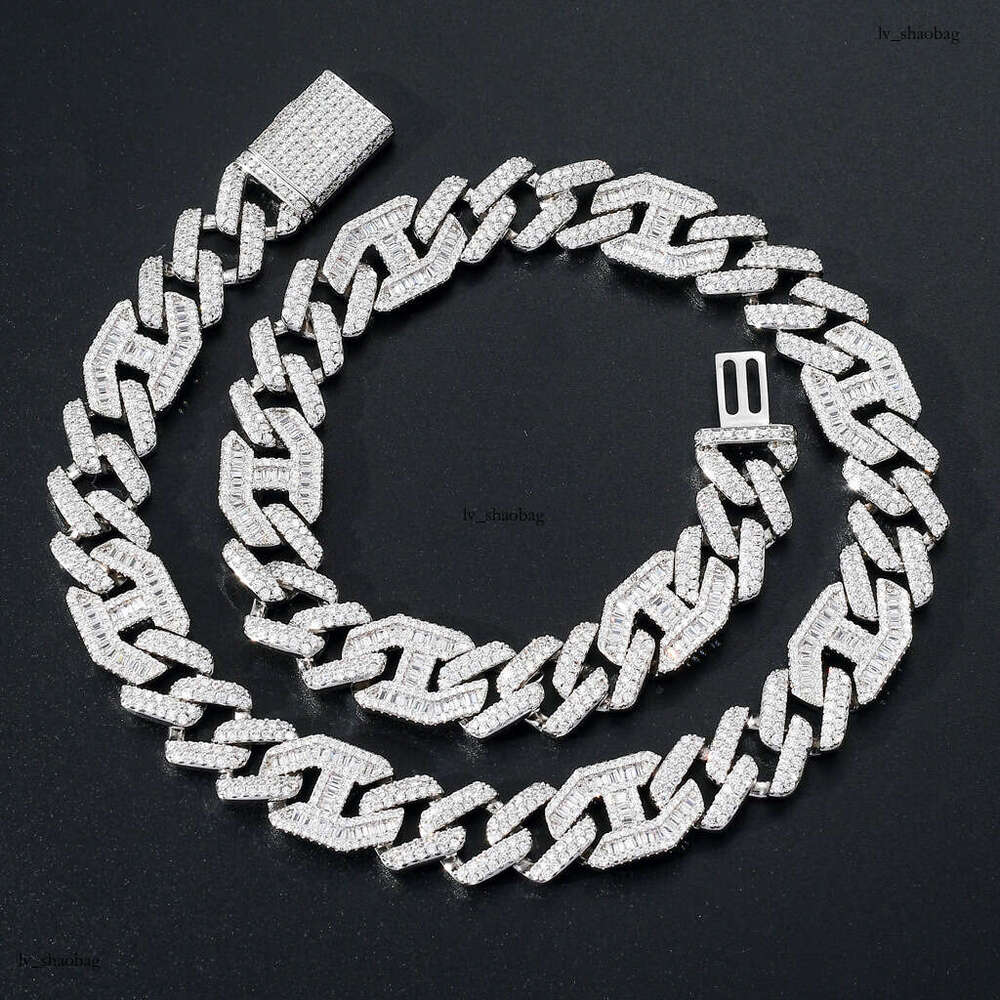 for Men Three to One Flip Clasp 15mm Wide Strip Cuban Chain Hip-Hop Men's Necklace