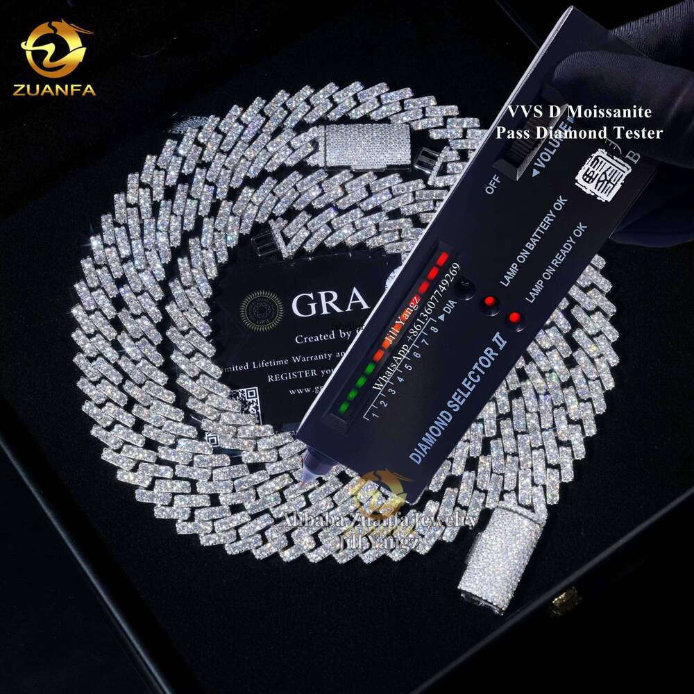 Preparing To Ship A Row Of 13Mm Silica Stones, Cuban Singers, Chains, Cross Hip-Hop Necklaces, Rap Singers