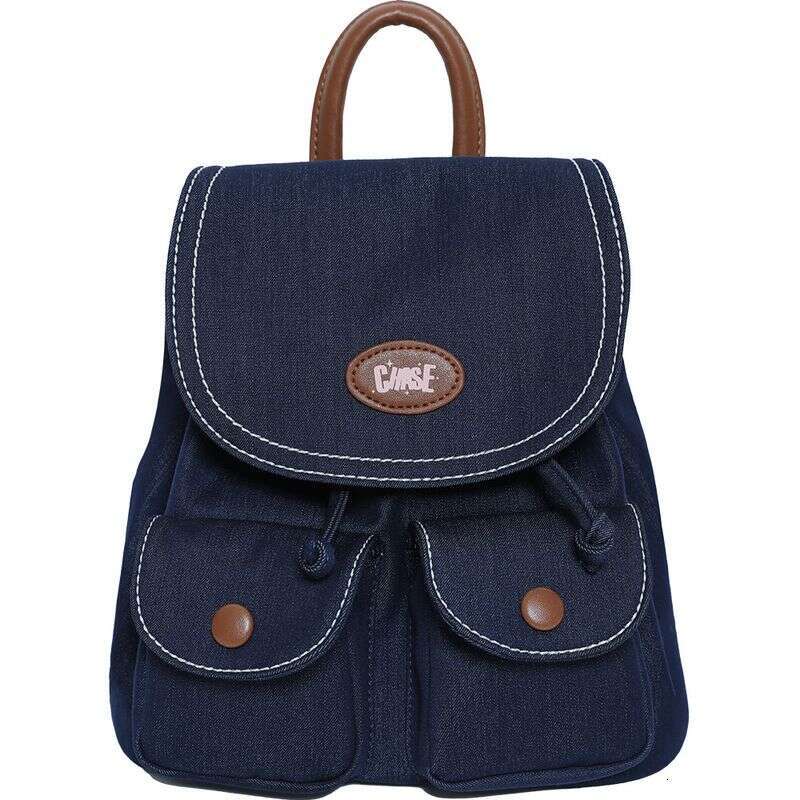 Denim Canvas 2025 Summer New Bag Niche Design Women's Mini Backpack Single And Double Shoulder Use