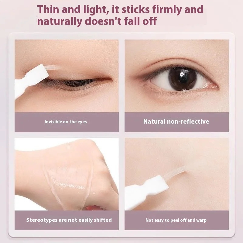 U N Y Invisible Double Eyelid Tape for Hooded Monolid Puffy Eyes - Natural Look Undetectable Eyelid Sticker Lift 250807