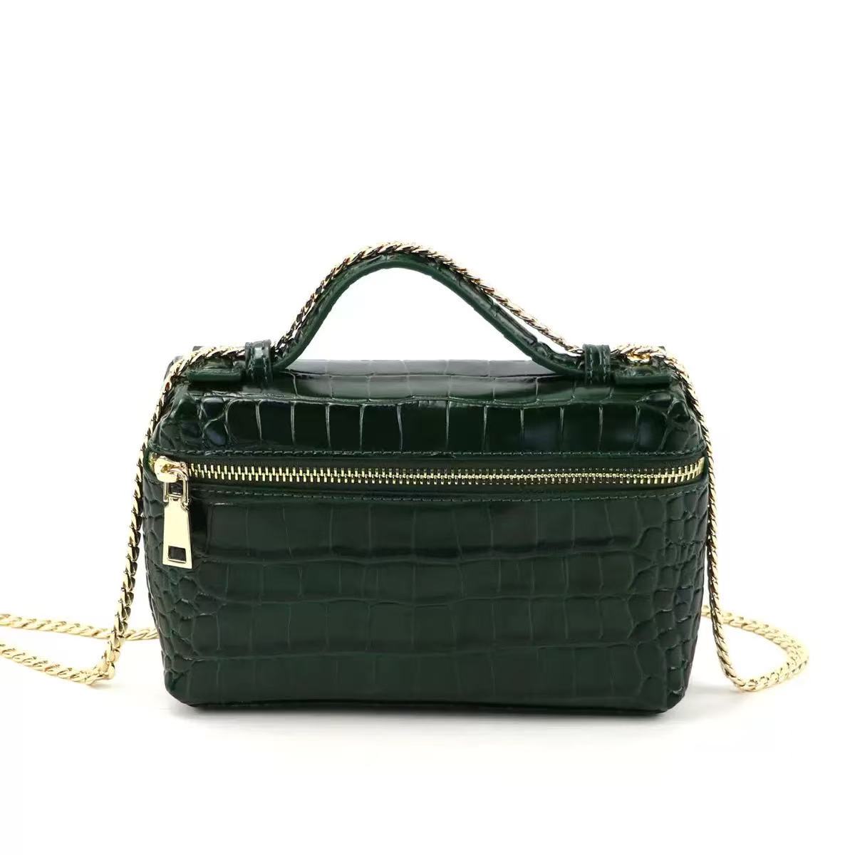 Lanjia New Customized Designer Handbag Pattern Leather Bags Women Clutch Party Evning Trendy Ostrich Bag With Chain A