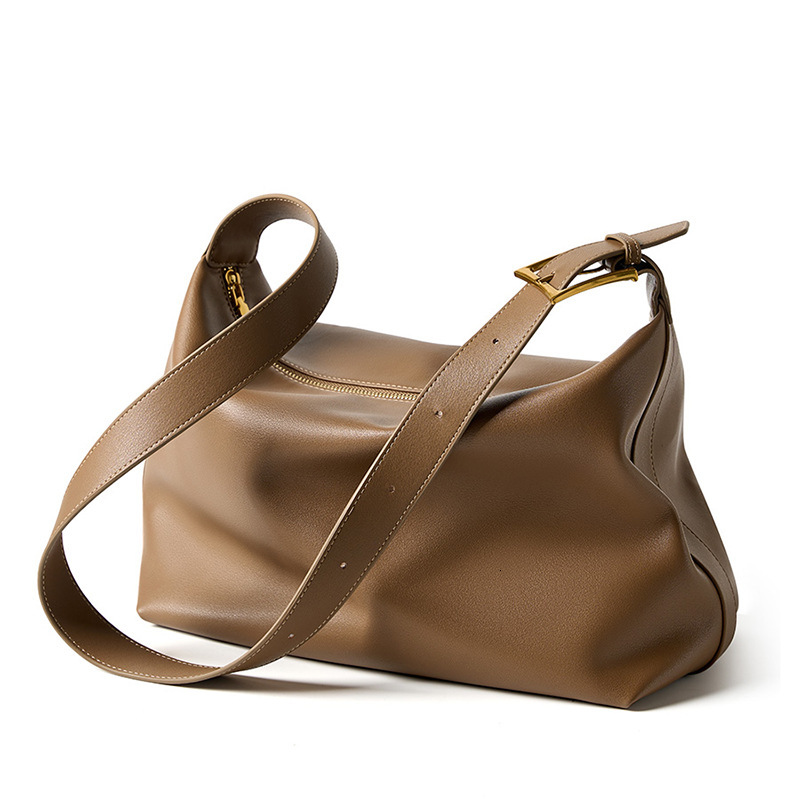 Genuine Leather Underarm Tote Stray For Women New Cowhide Commuter Large Single Shoulder Crossbody Women's Bag