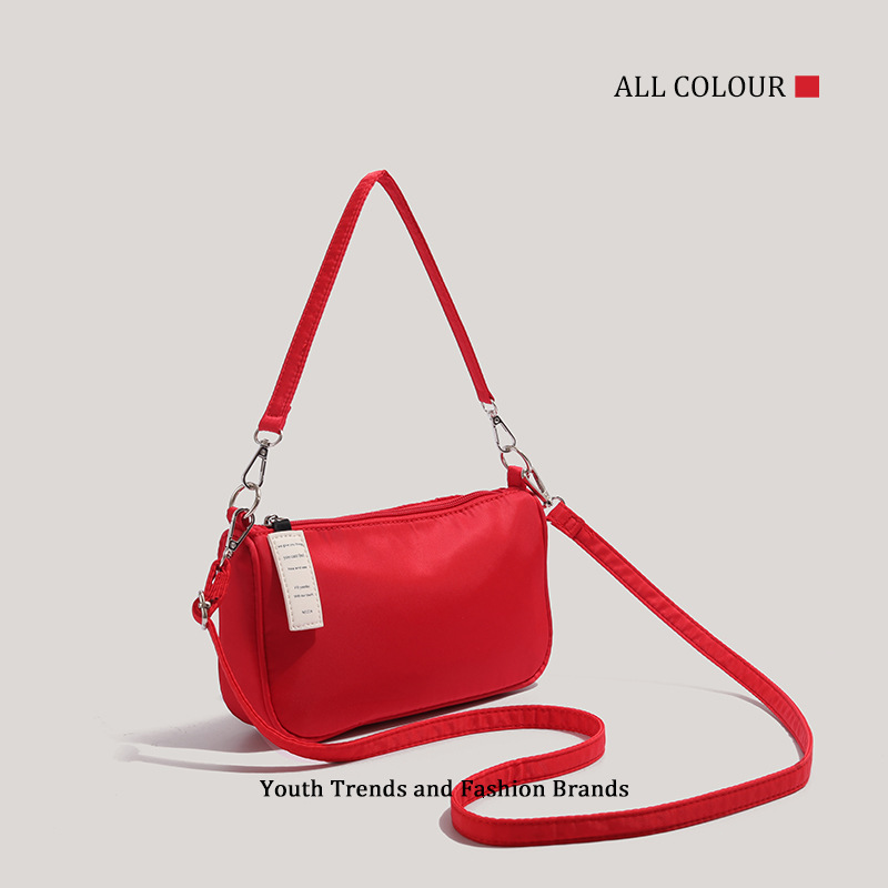 Nylon Casual for Women Fresh Style Girl Underarm Commuter Crossbody Bag ddmymoon