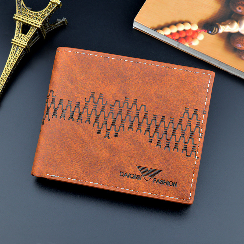 New Men's Wallet Short Style Money Clip For Men Youth Fashion Multi-card Luxury Bag Slots Large Capacity Horizontal Designer Bag Business Soft Le