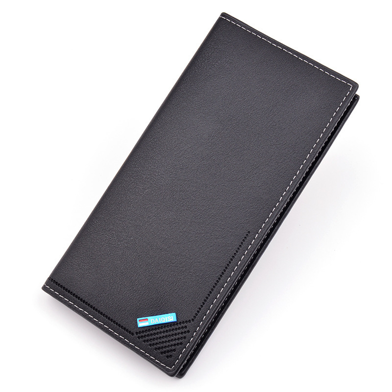 New Men's Luxury Bag Wallet Long Style Thin Youth Soft Leather Wallet Multi-card Designer Bag Slots Large Capacity Fashion Suit Wallet