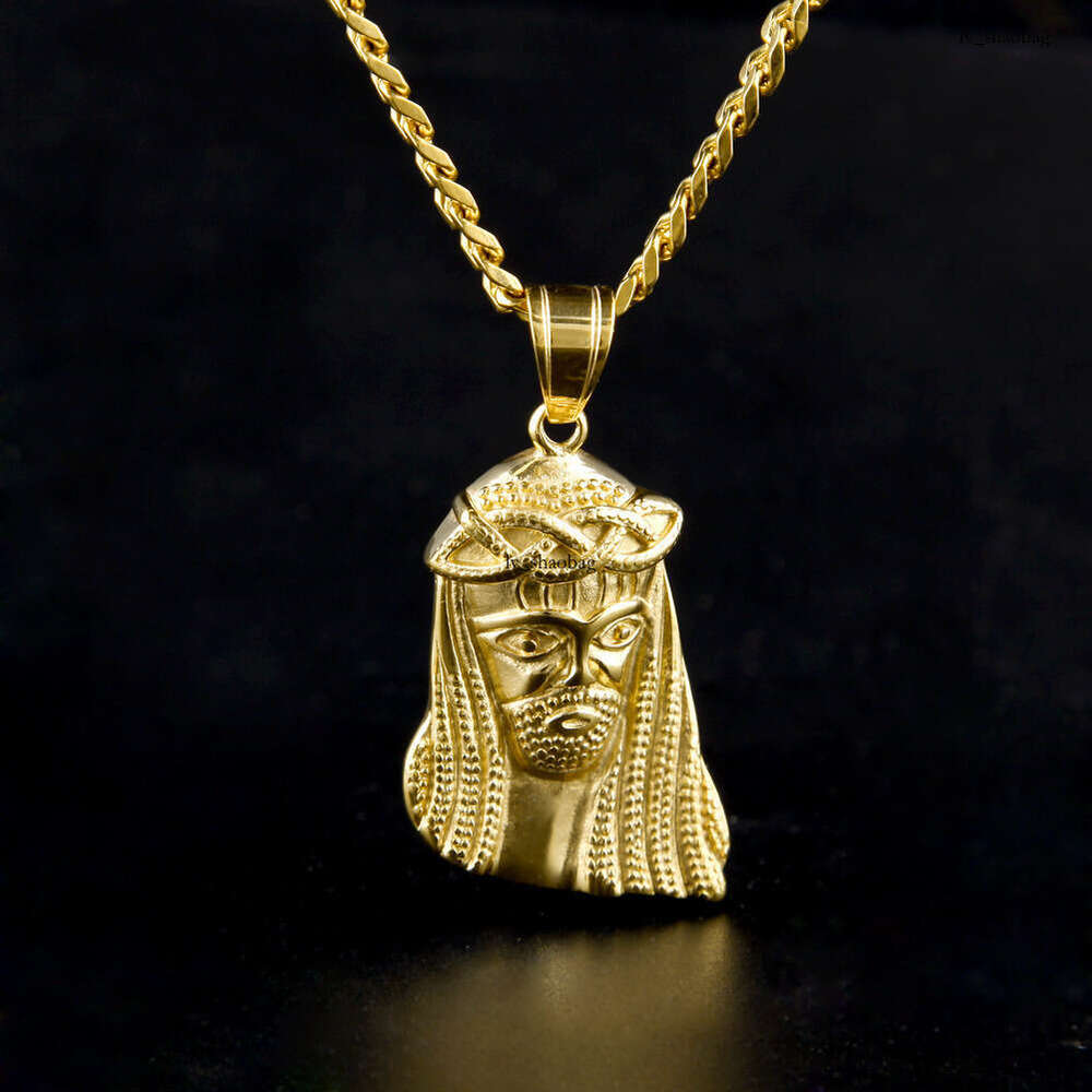 Personage Pendant Men and Women Hiphop Hip Hop Gold Plated Jewelry Necklace
