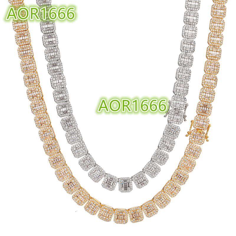 Wholesale High Quality Luxury Iced Out CZ Hip Hop Cuban Tennis Chain Necklace and Bracelet for Men and Women