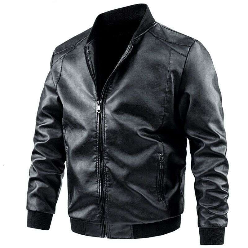 Men's Clothing 2025 Motorcycle Men's Trendy Brand Jacket Spring And Autumn Korean Style Casual Leather