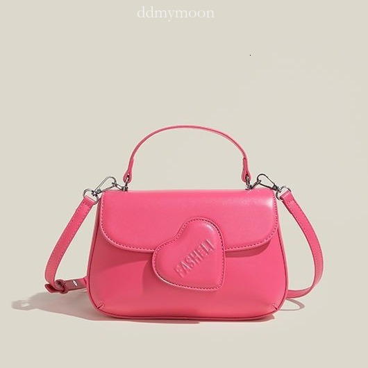 Sweetheart Bag Rose Red Four-in-One Crossbody Backpack Cute Single Shoulder Handbag for Women ddmymoon