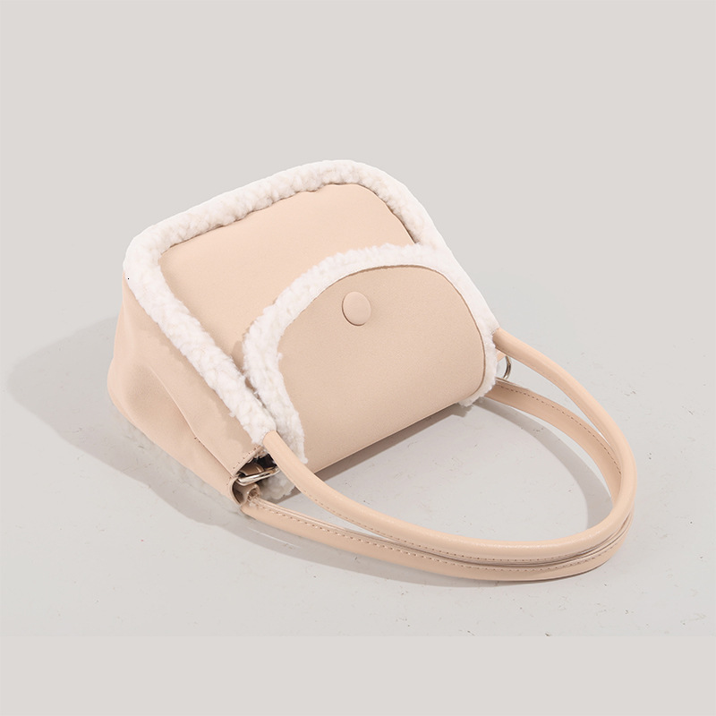 2025 New Fashion Plush Handbag Small Square Fluffy Shoulder Crossbody Bag ddmymoon