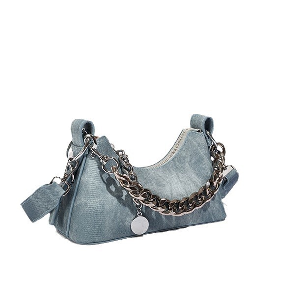 Underarm for Women 2025 Autumn Winter New High-Quality Texture Chain Crossbody Baguette Bag ddmymoon