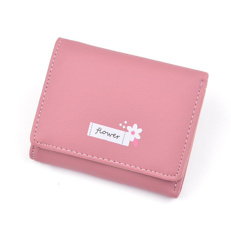 New Women's Wallet Short Style Luxury Bag Money Clip For Female Students Thin Fashion Simple Large Capacity Foldable Soft Leather Designer Bag Sm