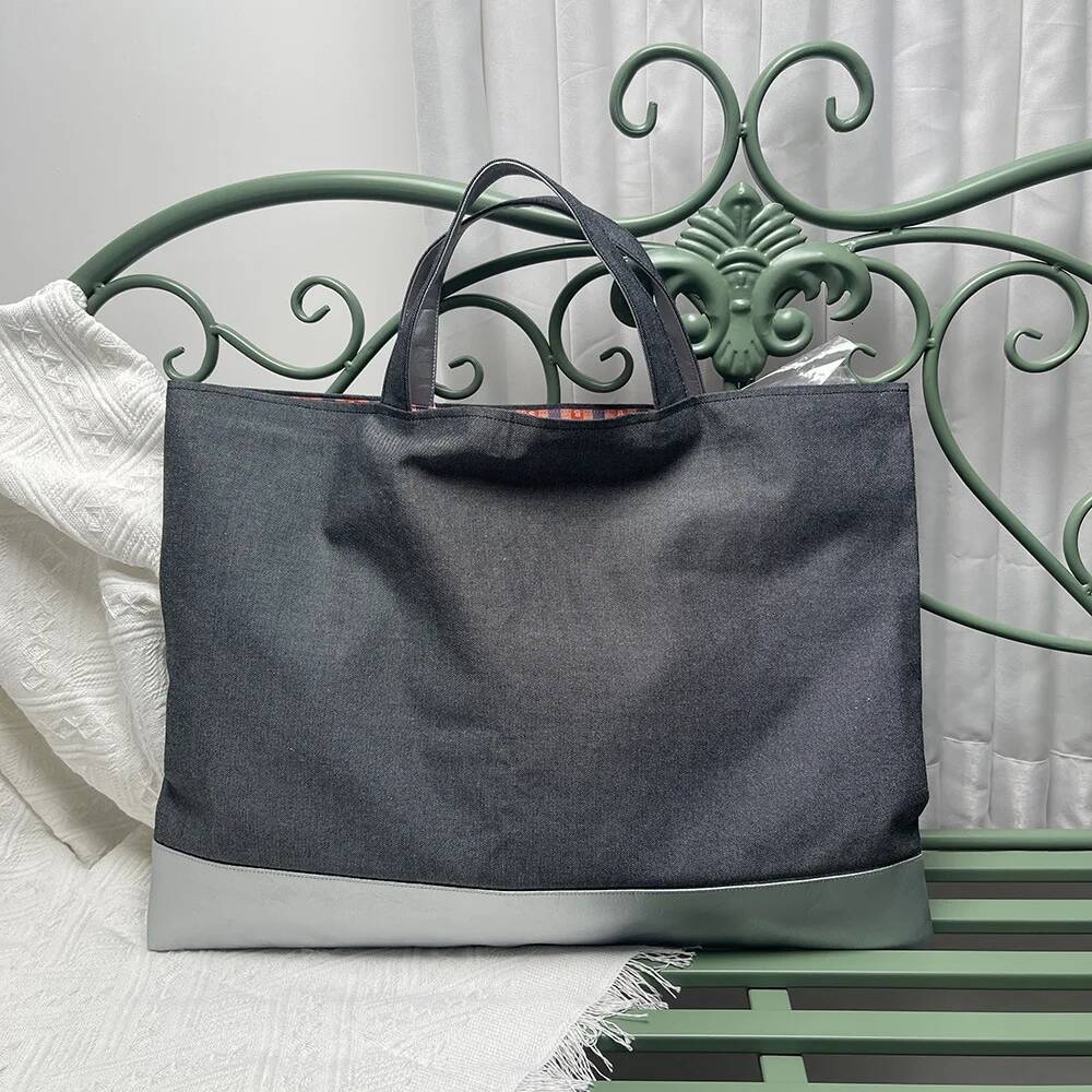 New Cute Ladies Bag Rabbit Embroidery Handbag Denim Cotton Tote 780436