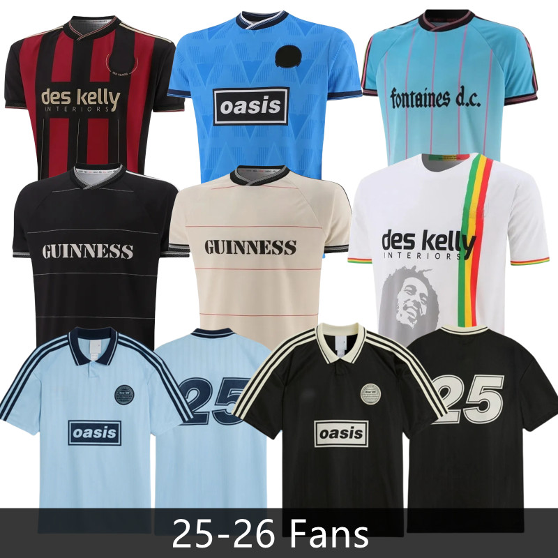 Bohemians 2025 135th Anniversary Football Jersey Shirts Kit 25 26 Fontaines Dc Home Away GK BLACK GUINNESS Soccer Jerseys PISZCZEK McDONNELL AKINTUNDE McDAID