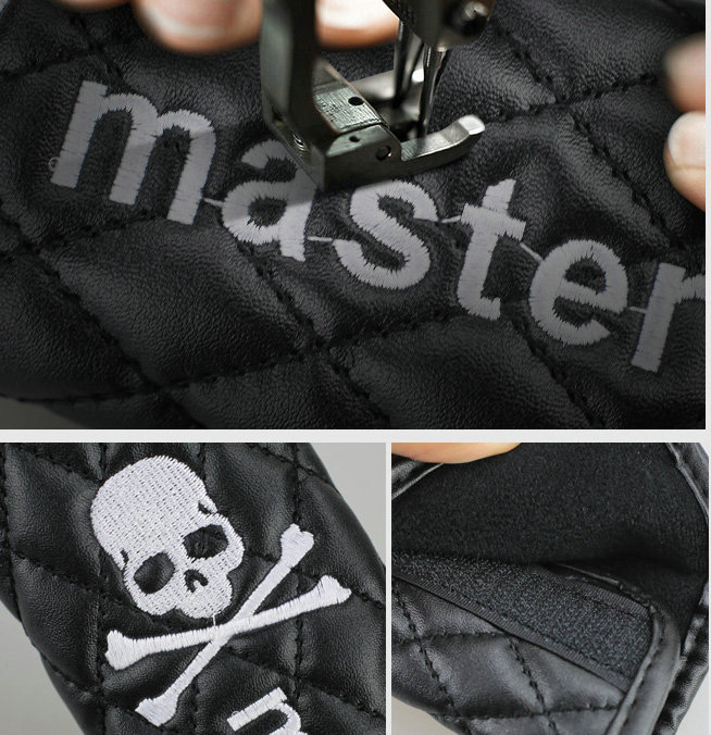 Car-mounted seat belt protection cover with skull-shaped shoulder guard