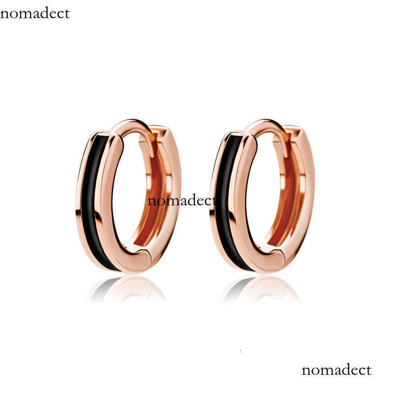 Unique Oil-Drip Glossy Hip-Hop Earrings Iced Out VVS Stud Jewelry