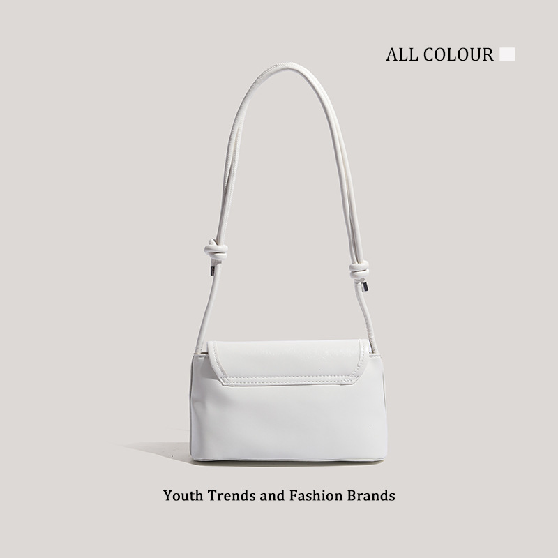 Simple Solid Color Small Square 2025 New Fresh Underarm Single Shoulder Casual Crossbody Bag ddmymoon