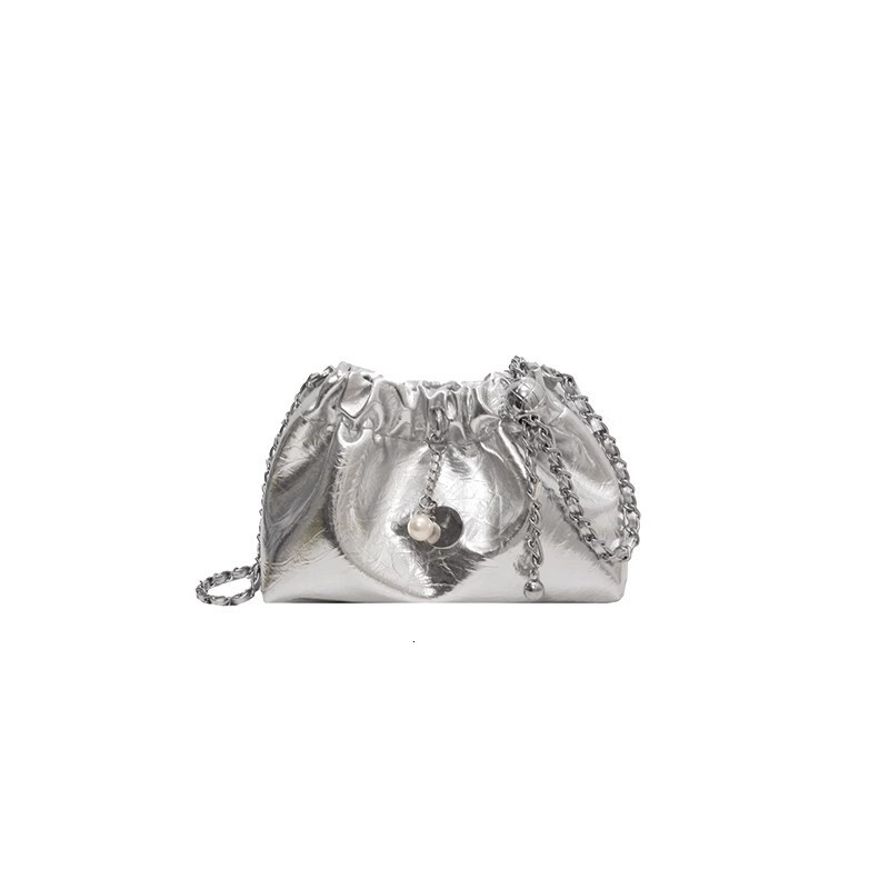 Free Shipping Designer Bag Niche Design Bag Luxury Bag For Women 2025 New Fashion High-end Chain Shoulder Crossbody Bag Wrinkled Cloud Bag