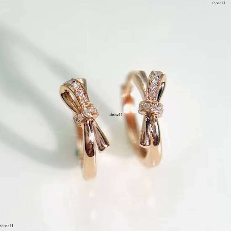 Fashion Jewelry Round Brilliant Lab Grown Dia Cut GIA Certified Gold Hoop Earrings for Women