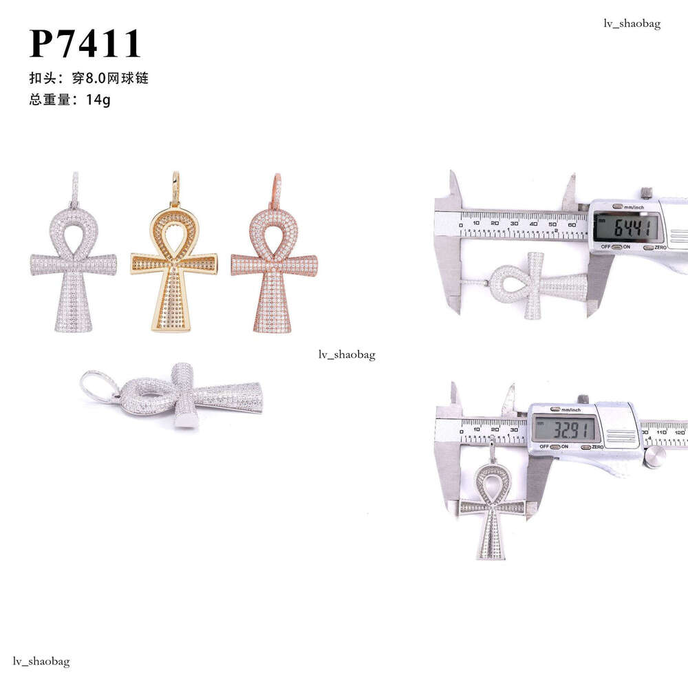 New Style Jewelry Full Dia Hip-Hop Men's Cuban Chain Fashion Personality Irregular Cross Pendant