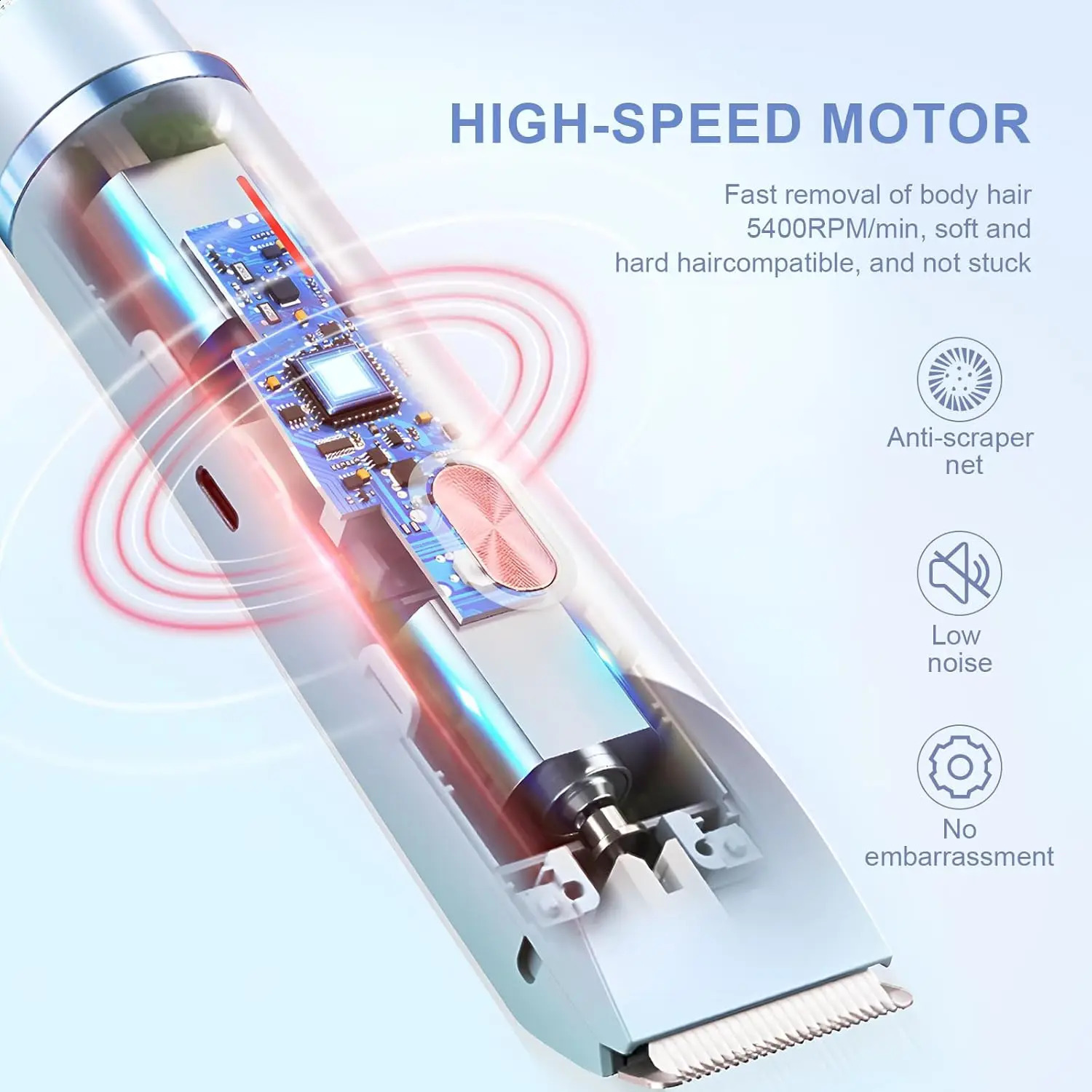 Electric Razor for Women Body Epilator Bikini Trimmer Woman Electric Shaver for Bikini Leg Face Mustache Painless Hair Removal 250805