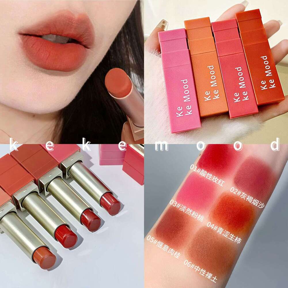 kekemood Matte Lipstick Velvet Brightening Long-lasting Pigmented Moisturizing Lip Gloss Free shipping