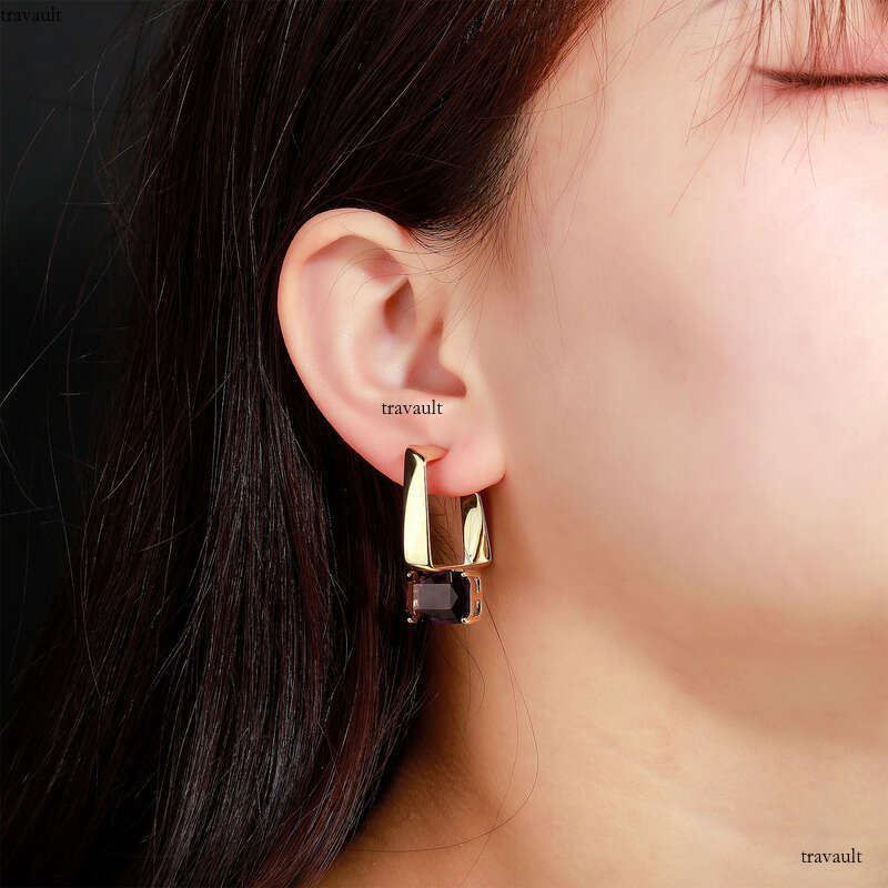 INS Hip-Hop Creative Geometric 3D Multicolor Earrings Personality Studs Gold Australia