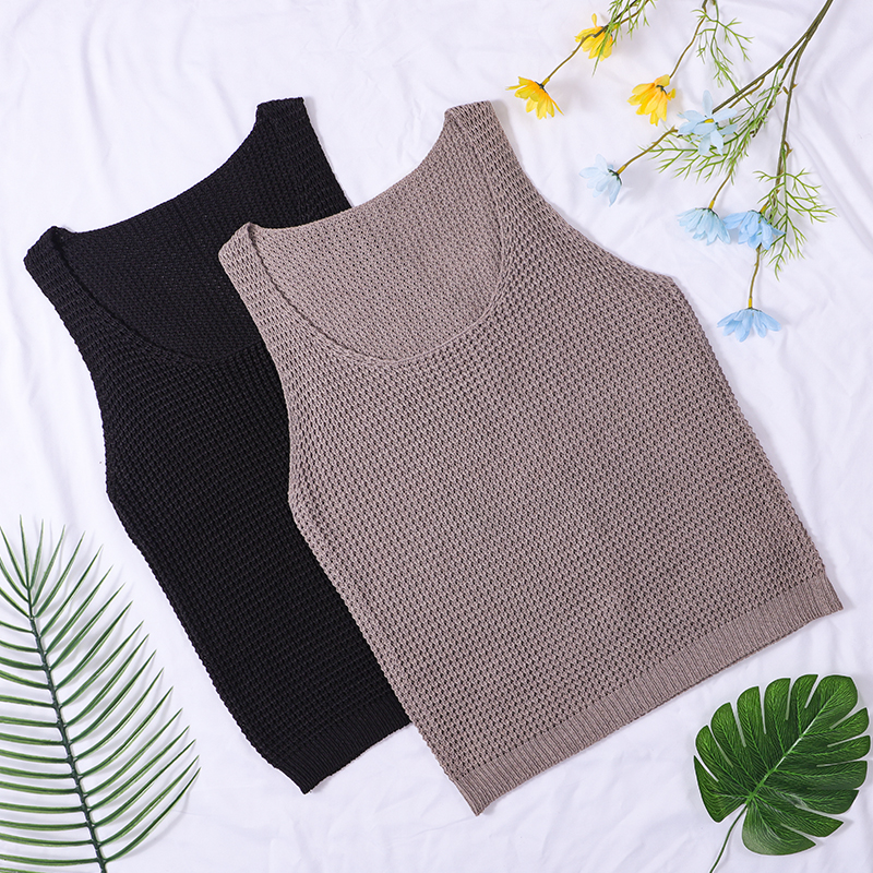 Designer Clothing Women's Knitted Sweater Vest Top